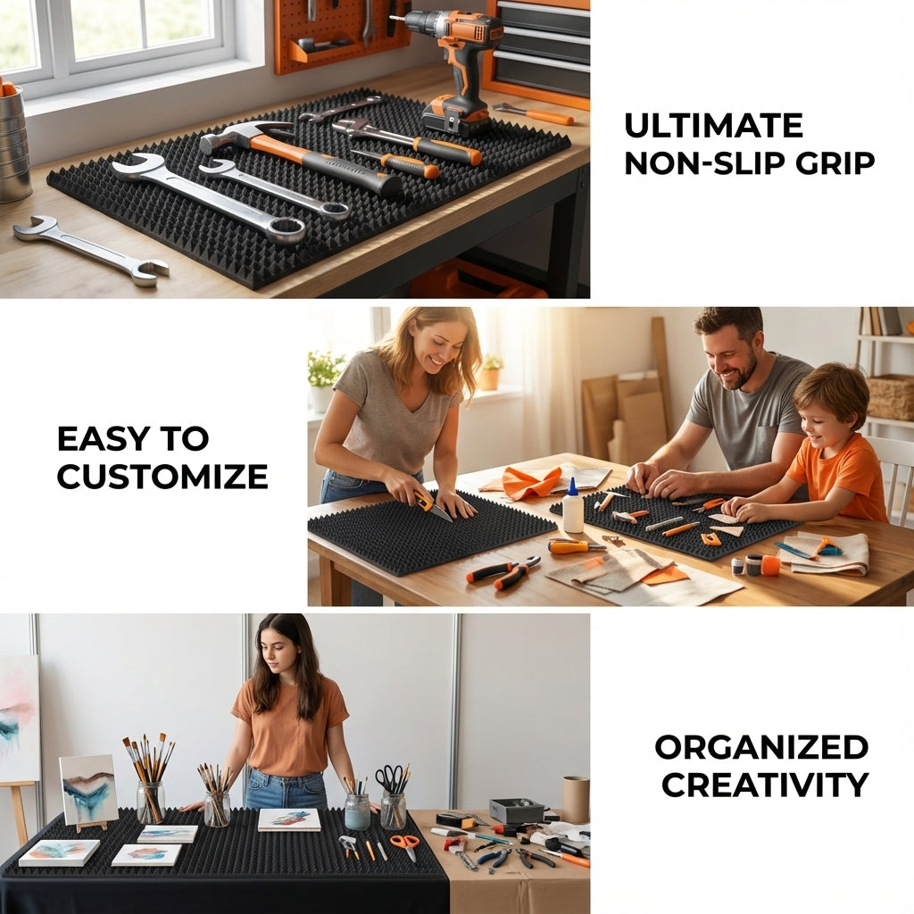 Universal Non-Slip Toolbox Foam Inserts (4-Pack)