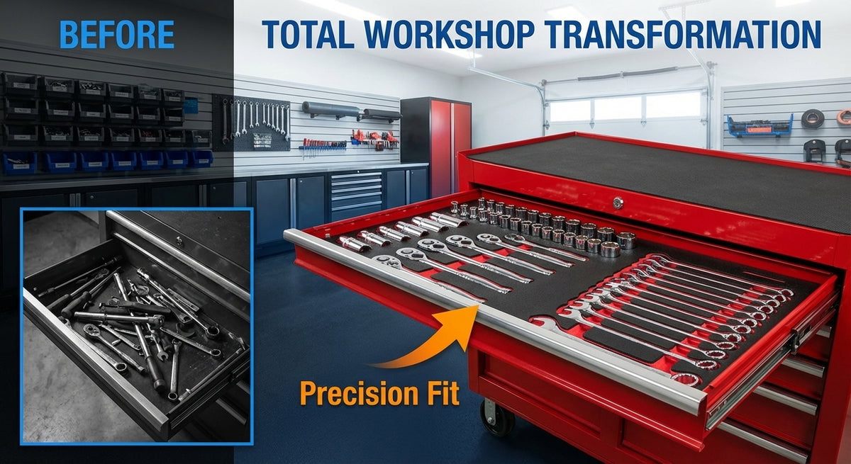 Custom-Fit Tool Box Shadow Foam Inserts (4-Pack)