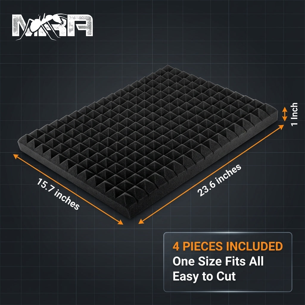 Universal Non-Slip Toolbox Foam Inserts (4-Pack)